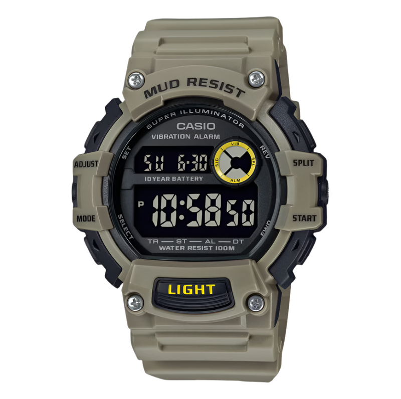 Casio men's vibration alarm watch sales