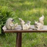 Transpac Resin Studious Garden Critter Decor
