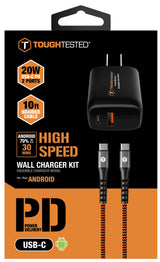 ToughTested 20W & 10' Cable Wall Charging Kit