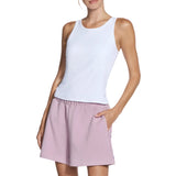 Skechers Womens Go Walk Luxe Rib Tank Top