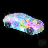 The Toy Network 8" Light-Up Transparent Toy Car