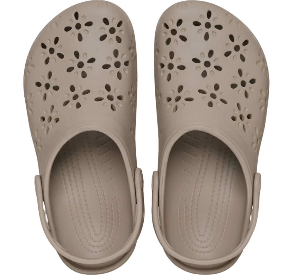 Crocs Classic Floral Cut-Out Clogs