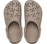 Crocs Classic Floral Cut-Out Clogs
