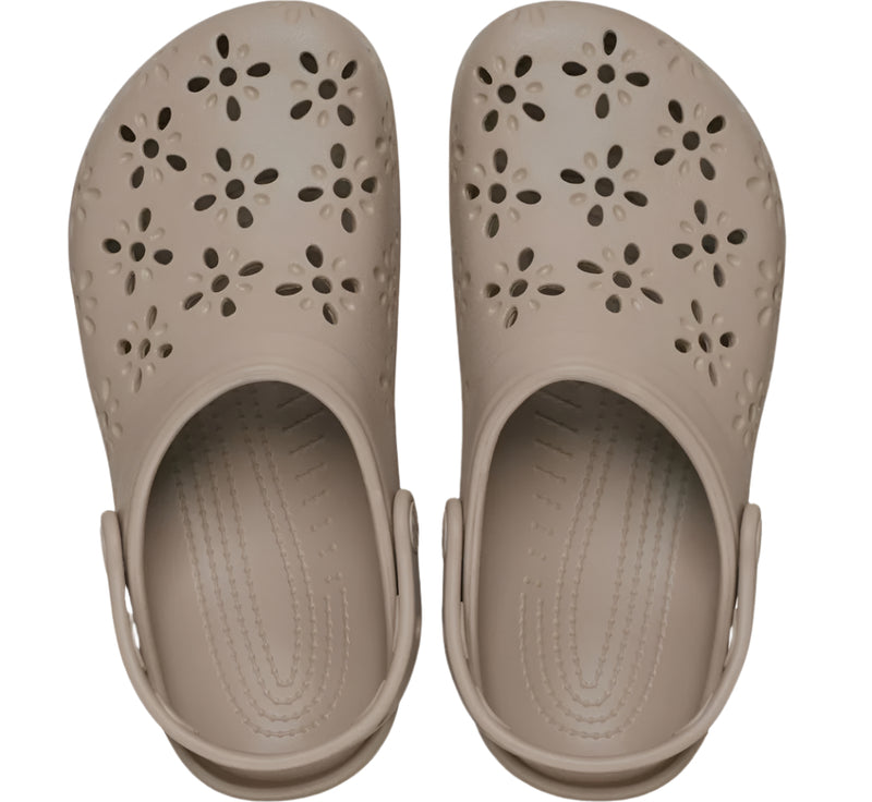 Crocs Classic Floral Cut-Out Clogs
