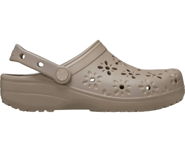 Crocs Classic Floral Cut-Out Clogs