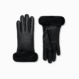 UGG Womens Leather Shorty Tech Tip Gloves - Medium