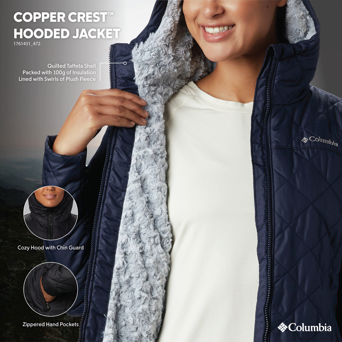 Columbia Womens Copper Crest Hooded Jacket ShopCGX