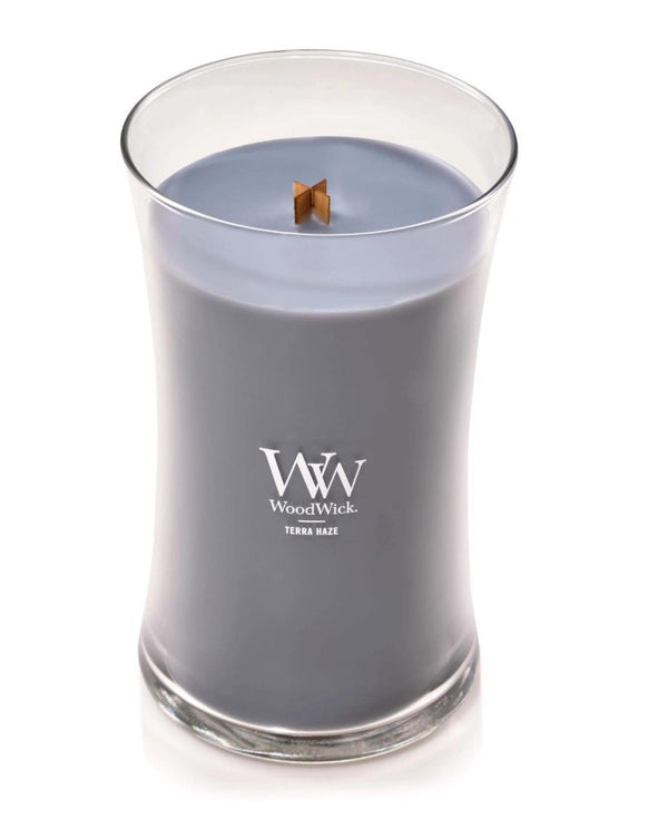 WoodWick Large Hourglass Candle - Terra Haze