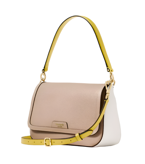Kate Spade Hudson Colorblocked Convertible Flap Shoulder Handbag