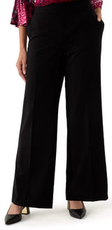 Ruby Rd. Womens Pull-On Wide Leg Trouser Pants