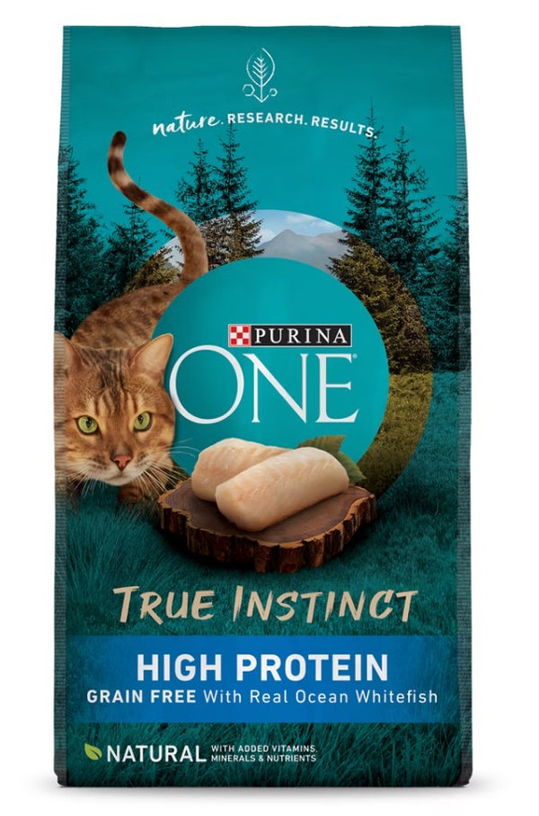 Purina ONE True Instinct Grain Free With Real Ocean Whitefish Dry Cat Food - 3.2lbs.