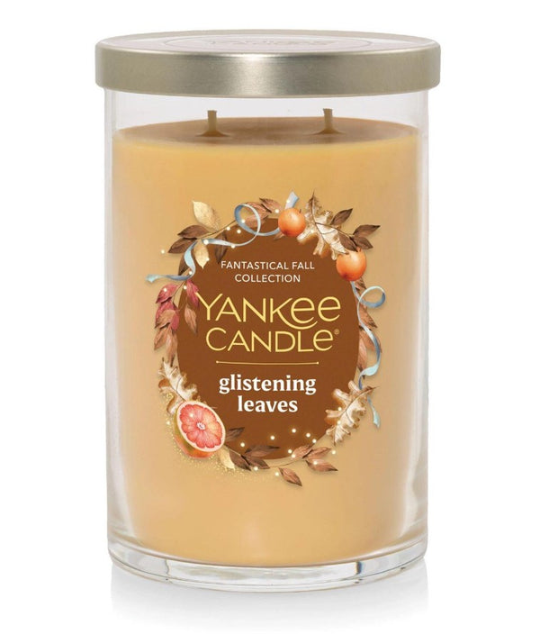 Yankee Candle Large Tumbler Candle - Glistening Leaves