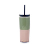 Kate Spade Petite Stripe Acrylic Tumbler With Straw