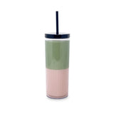 Kate Spade Petite Stripe Acrylic Tumbler With Straw