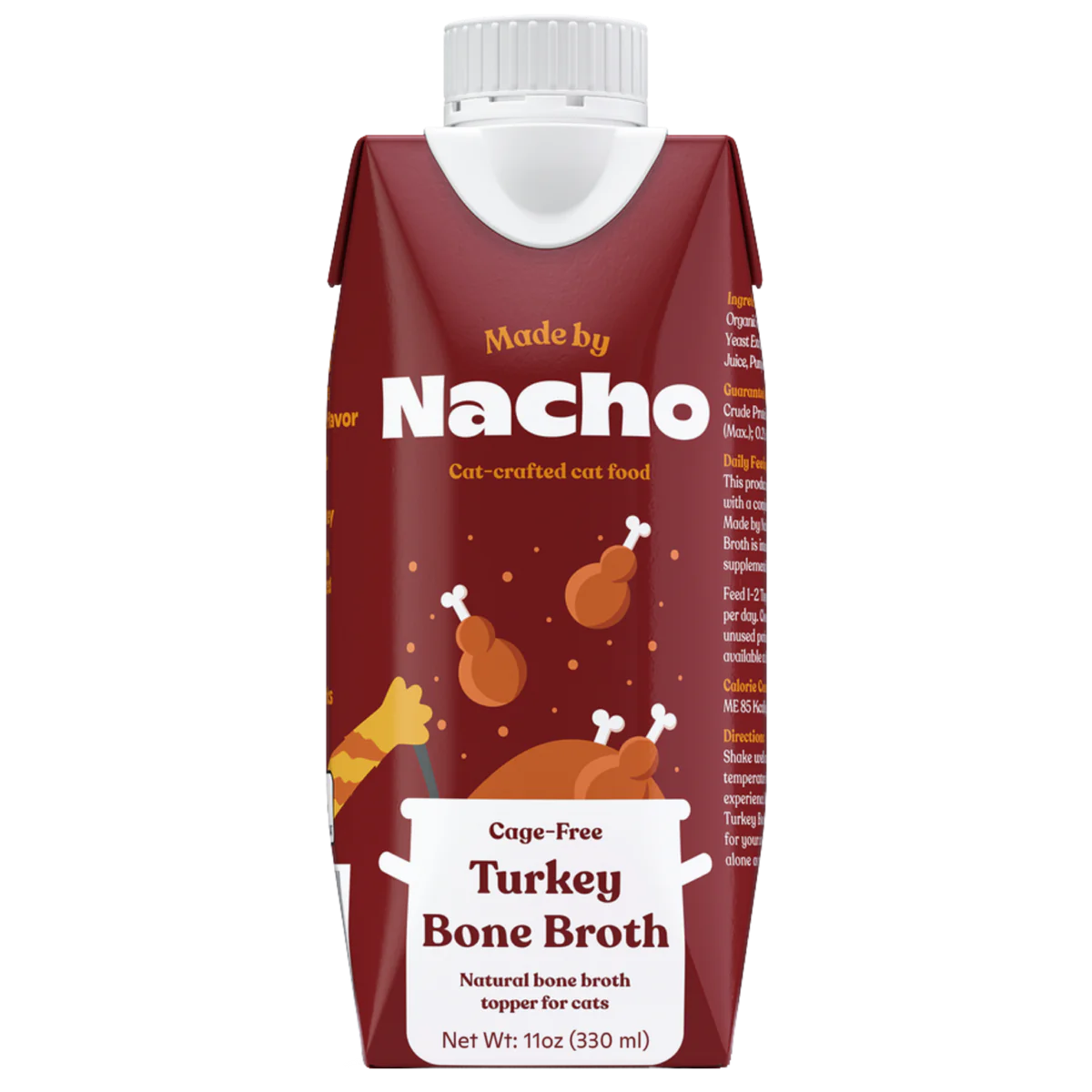 Made By Nacho Cage-Free Turkey Bone Broth Topper - 11 oz.