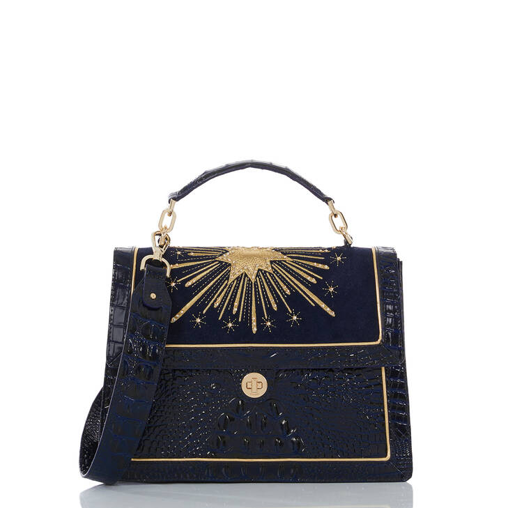 BRAHMIN Hallie Satchel Handbag