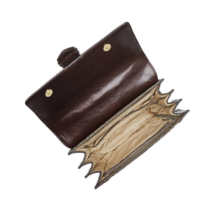 BRAHMIN Hallie Satchel Handbag