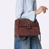 BRAHMIN Hallie Satchel Handbag