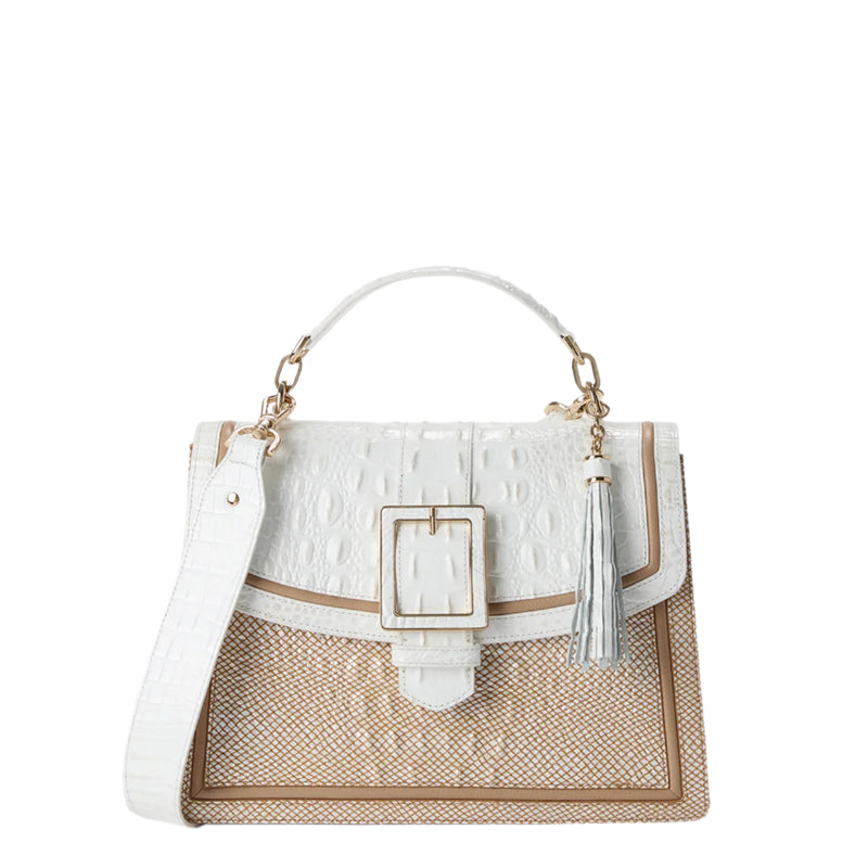 BRAHMIN Hallie Satchel Handbag