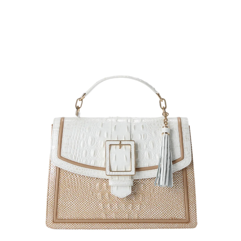 BRAHMIN Hallie Satchel Handbag