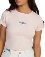 RVCA Womens Paradise Baby Short Sleeve T-Shirt