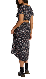 RVCA Womens Heaven Sent Midi Dress