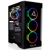 CLX SET VR-Ready Gaming Desktop - Liquid Cooled AMD Ryzen 7 7700X 4.5GHz 8-Core Processor, 32GB DDR5 Memory, GeForce RTX 4080 16GB GDDR6X Graphics, 1TB SSD, 4TB HDD, WiFi, Windows 11 Home 64-bit
