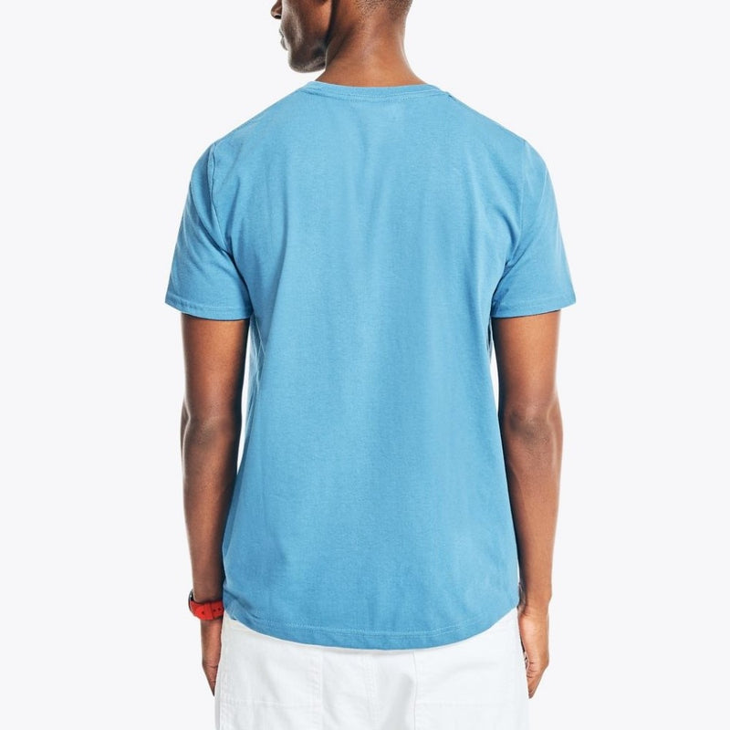 Nautica Mens Sustainably Crafted Flag Graphic Short Sleeve T-Shirt