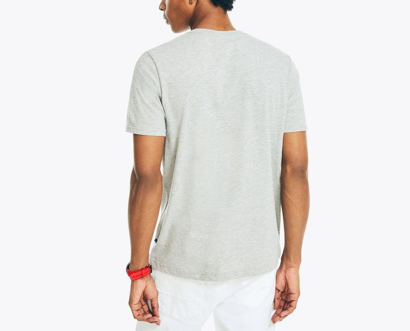 Nautica Mens Sustainable Printed Short Sleeve T-Shirt