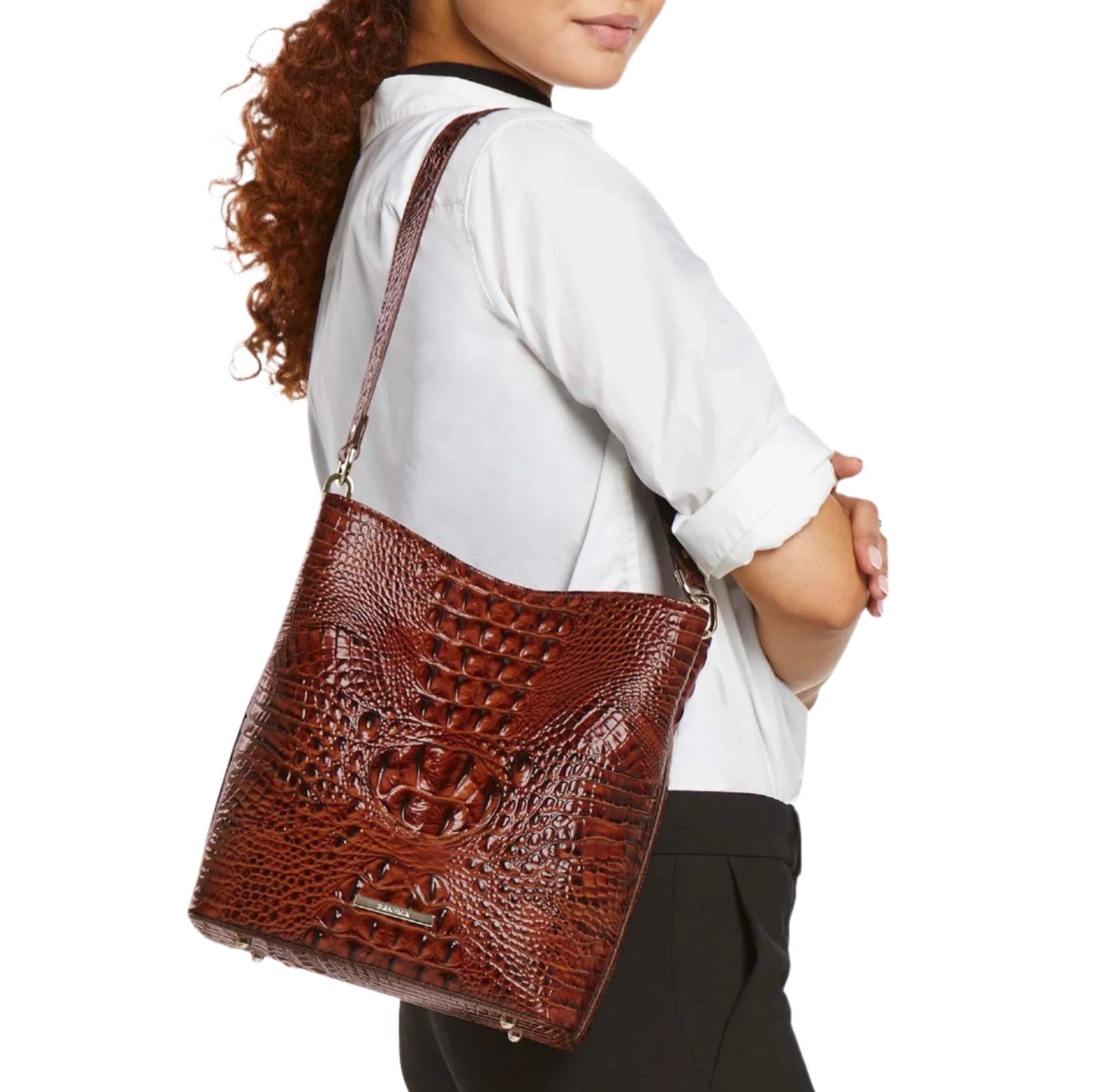 BRAHMIN Celina Bucket Handbag