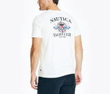 Nautica Mens Sustainably Crafted Yacht Club Graphic Short Sleeve T-Shirt