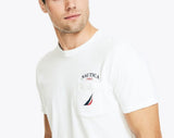 Nautica Mens Sustainably Crafted Yacht Club Graphic Short Sleeve T-Shirt