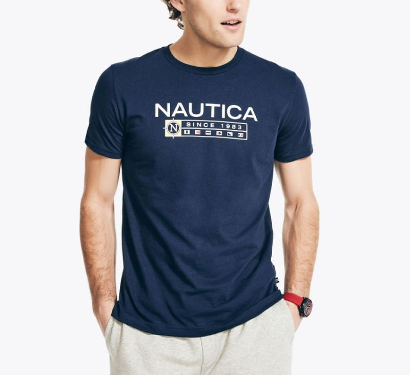 ☆ NAUTICA ☆BASIC LOGO S/S TEE 378 NAUTICA BASIC LOGO S/S TEE 378-7col – unitplace2