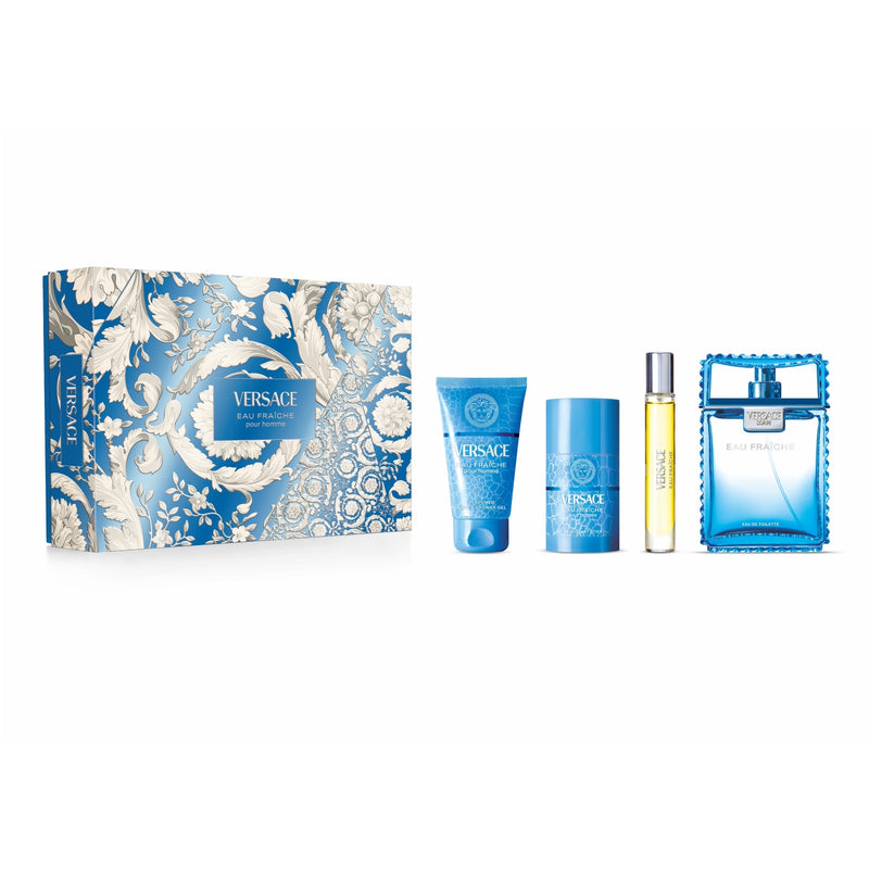 Versace Man Eau Fraiche Eau de Toilette 4-Piece Gift Set