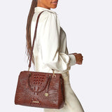 BRAHMIN Small Finley Satchel Handbag