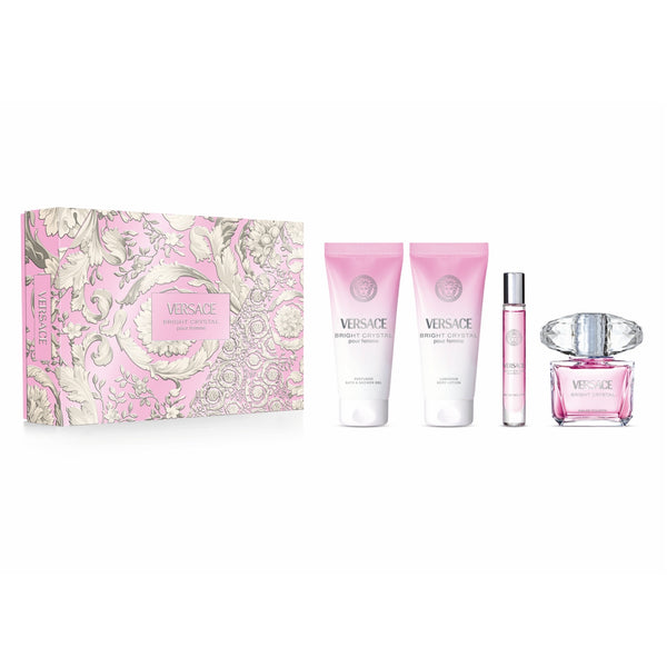 Versace Bright Crystal Eau de Toilette 4-Piece Gift Set
