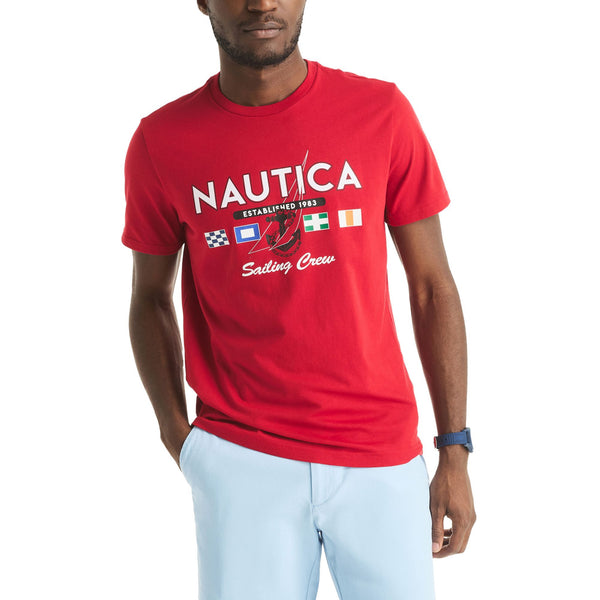 Nautica Mens Sailing Short Sleeve T-Shirt