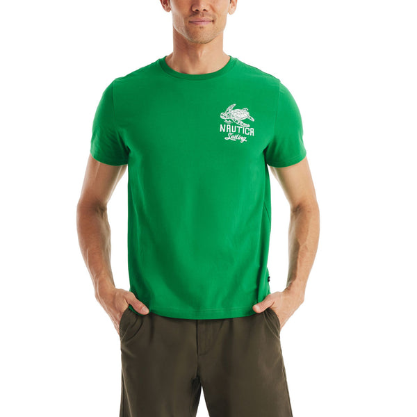 Nautica Mens Marine Life Short Sleeve T-Shirt