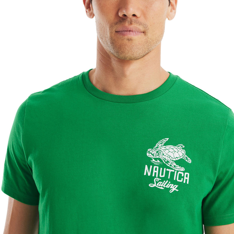 Nautica Mens Marine Life Short Sleeve T-Shirt