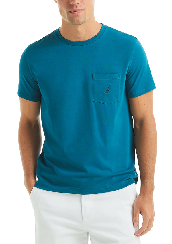 Nautica Mens Anchor Short Sleeve Pocket T-Shirt