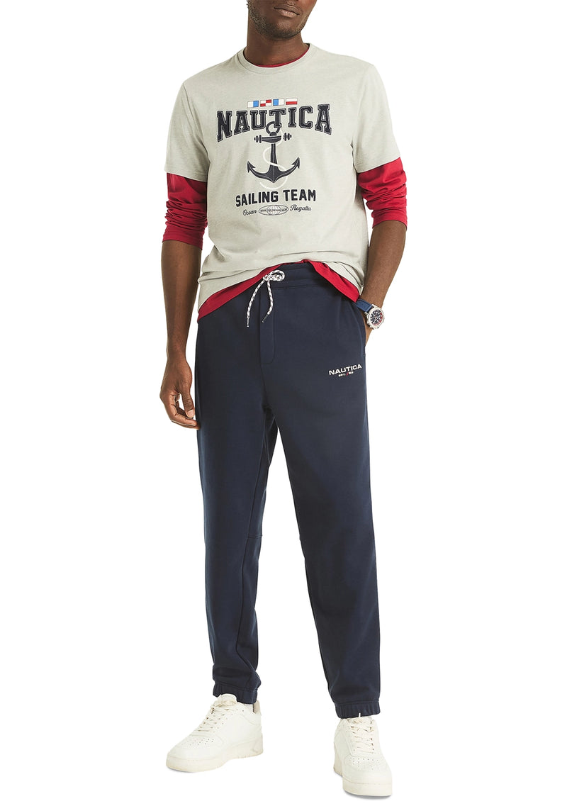 Nautica Mens Sailing Team Graphic Short Sleeve T-Shirt