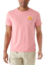 Nautica Mens Sustainably Crafted Land and Sea Graphic Short Sleeve T-Shirt