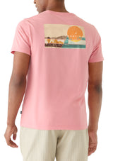 Nautica Mens Sustainably Crafted Land and Sea Graphic Short Sleeve T-Shirt
