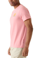 Nautica Mens Sustainably Crafted Land and Sea Graphic Short Sleeve T-Shirt