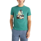 Nautica Mens Sustainably Crafted Big Waves Short Sleeve T-Shirt