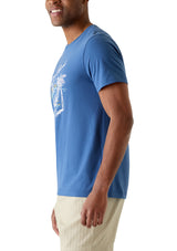 Nautica Mens Sustainably Crafted Spring Break Graphic Short Sleeve T-Shirt