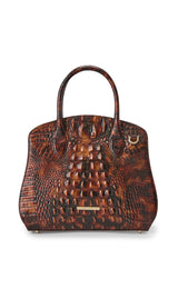 BRAHMIN Rosetta Satchel Handbag