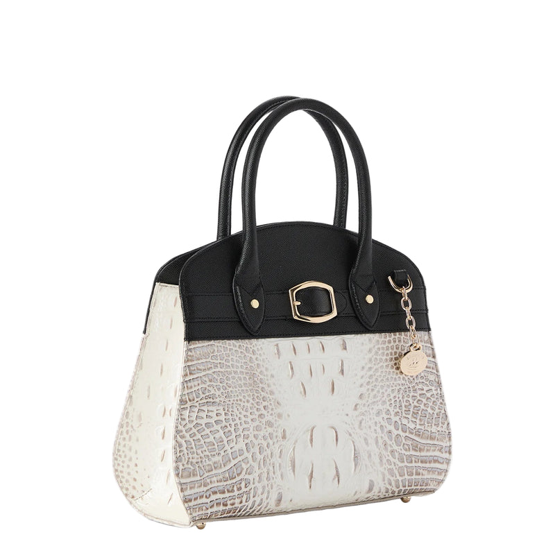 BRAHMIN Rosetta Satchel Handbag