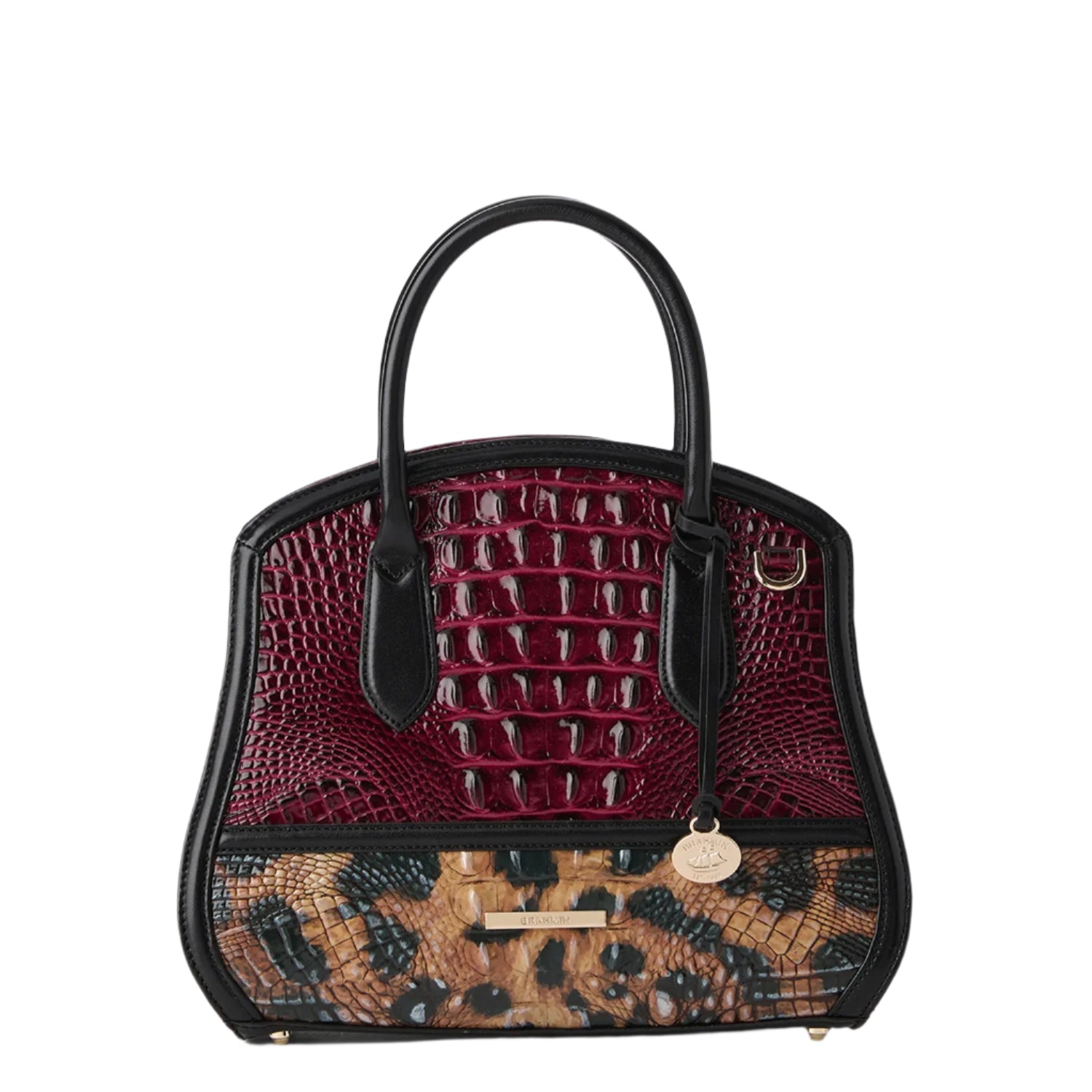 BRAHMIN Rosetta Satchel Handbag