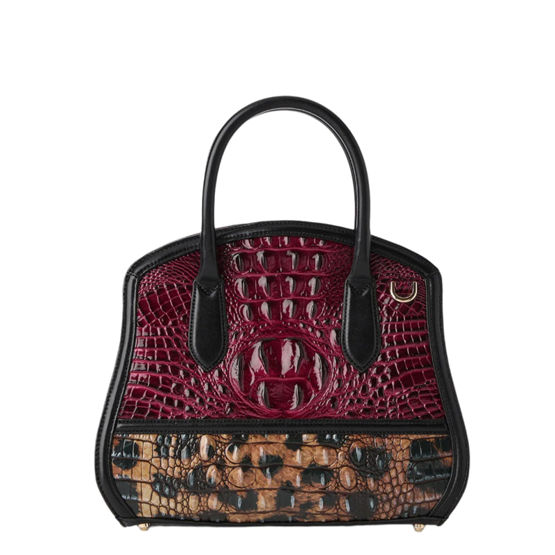 BRAHMIN Rosetta Satchel Handbag